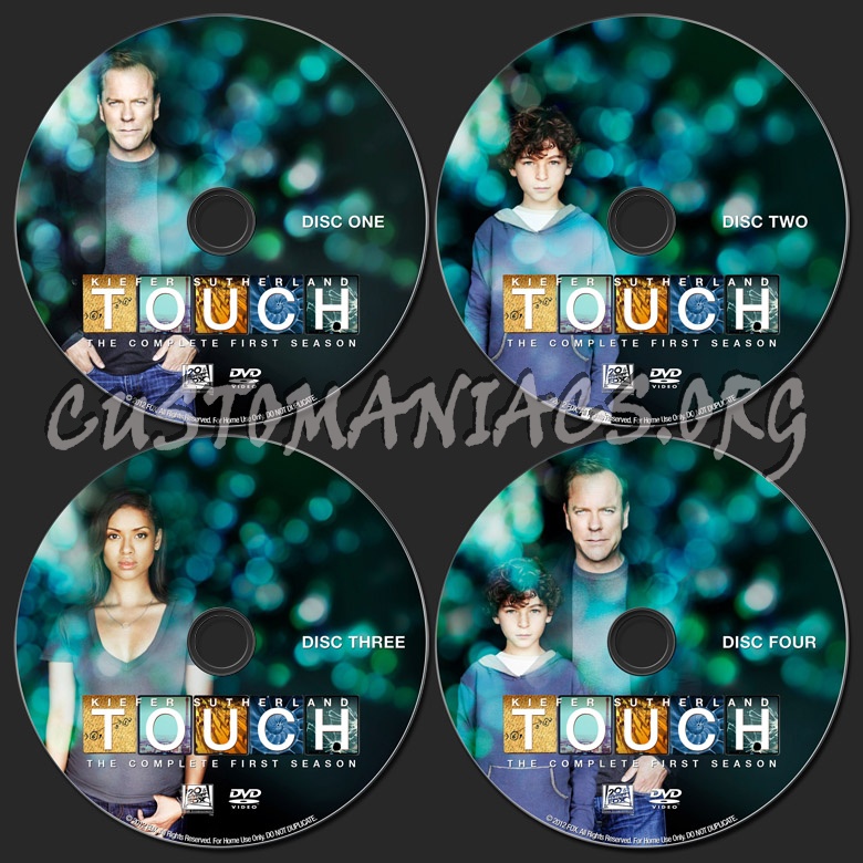 Touch Season 1 dvd label