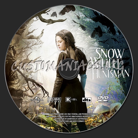 Snow White And The Huntsman dvd label