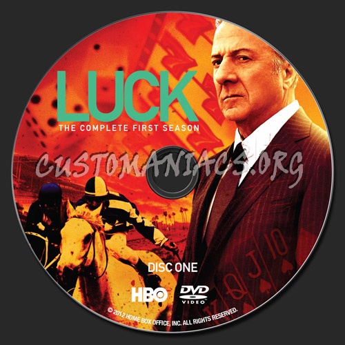 Luck Season 1 dvd label