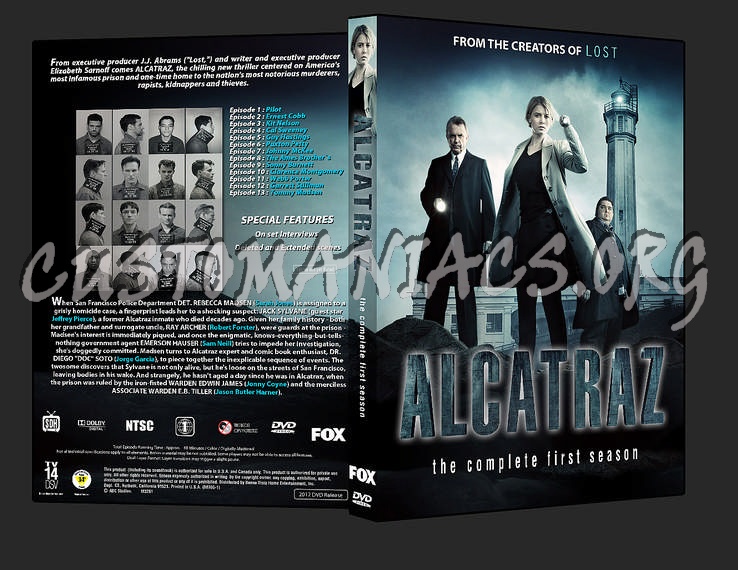 Alcatraz Season 1 dvd cover