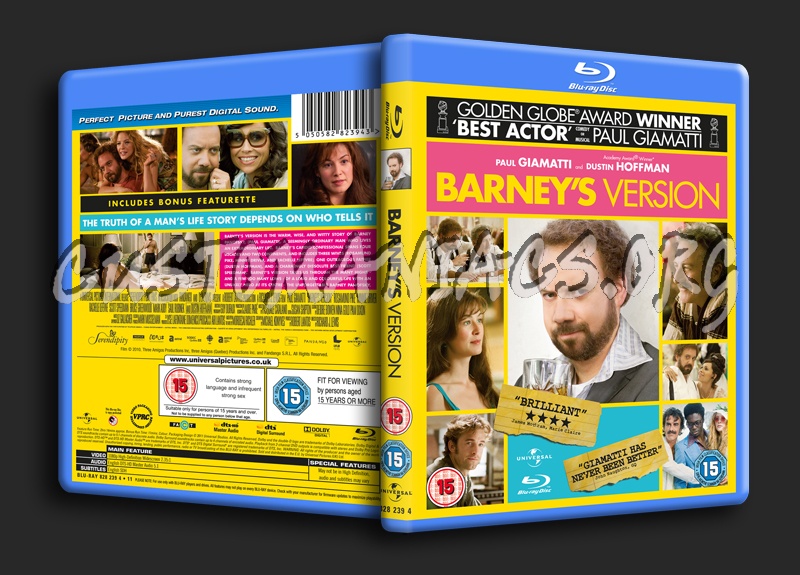 Barney's Version blu-ray cover