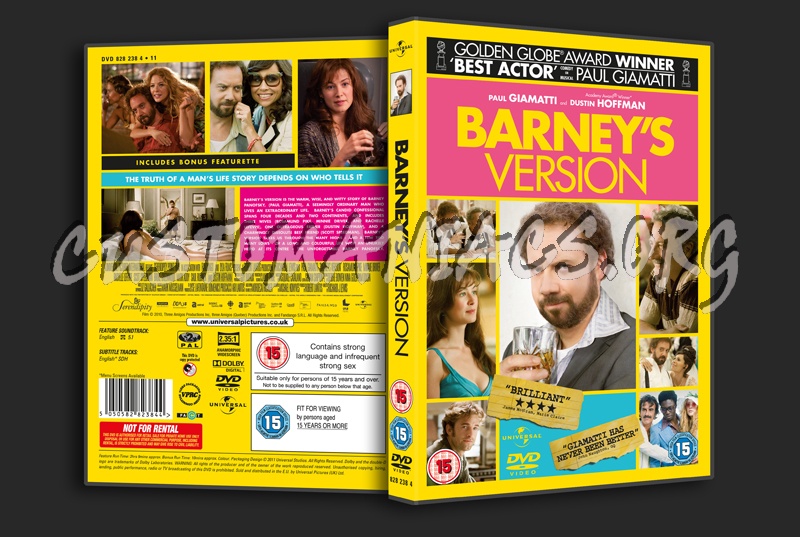 Barney's Version dvd cover