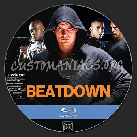 Beatdown blu-ray label