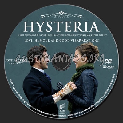 Hysteria dvd label