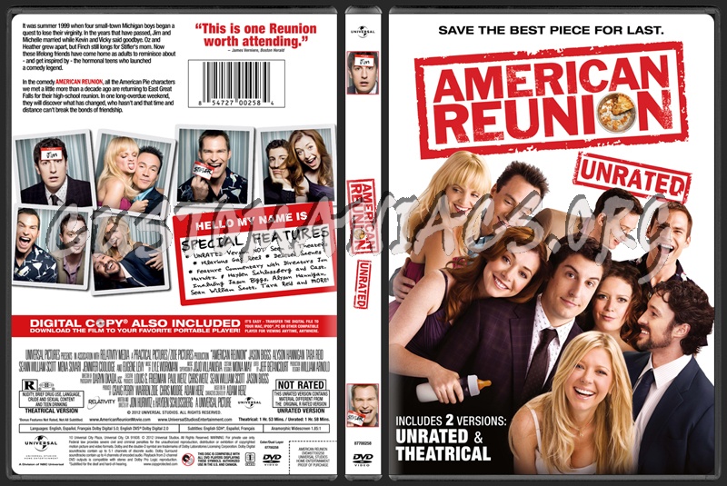 American Reunion dvd cover DVD Covers & Labels by Customaniacs, id