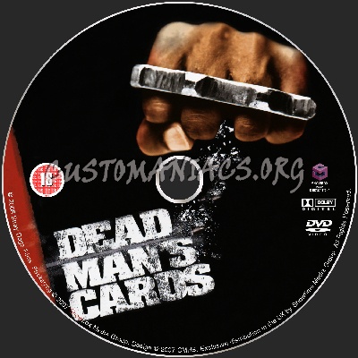 Dead Man's Cards dvd label