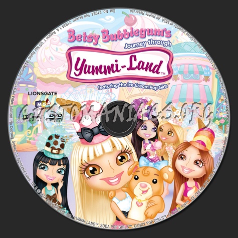 Betsy Bubblegum's Journey through Yummi-Land dvd label