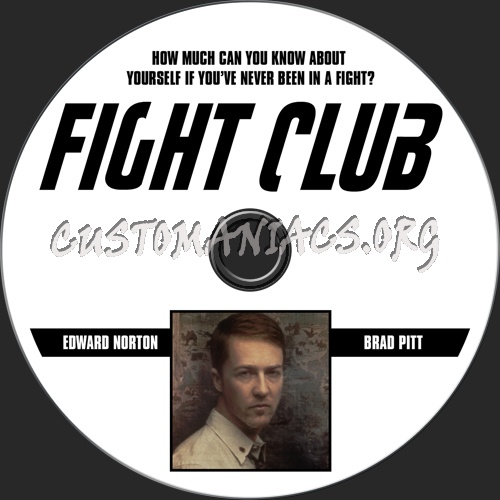 Fight Club dvd label