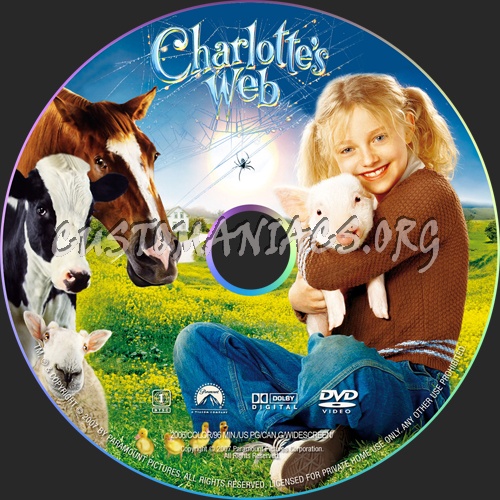 Charlotte's Web dvd label