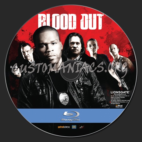 Blood Out blu-ray label