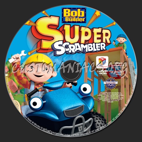 Bob the Builder: Super Scrambler dvd label