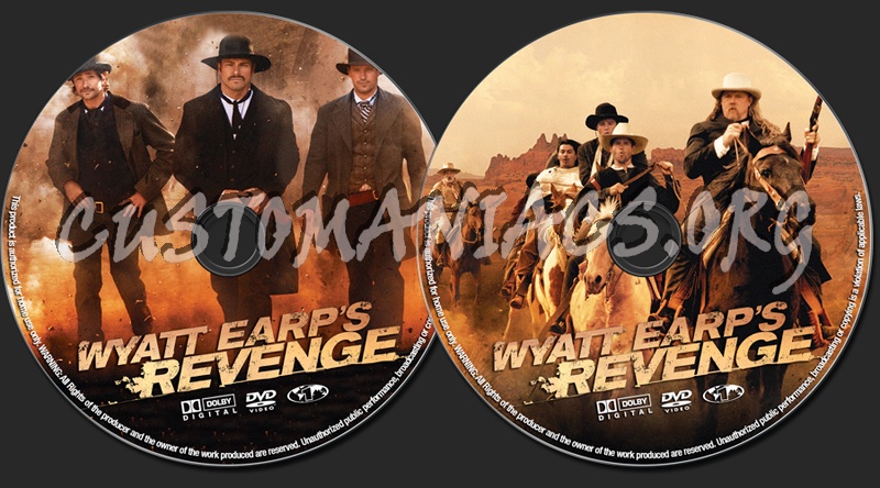 Wyatt Earp's Revenge dvd label