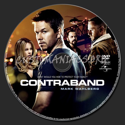 Contraband dvd label