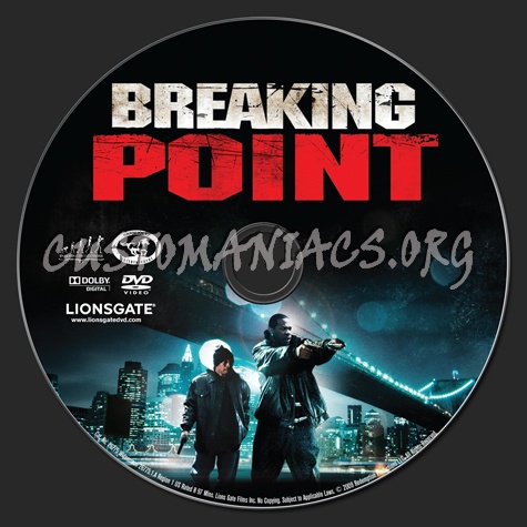 Breaking Point dvd label