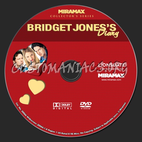 Bridget Jones's Diary dvd label