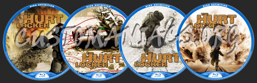 The Hurt Locker blu-ray label