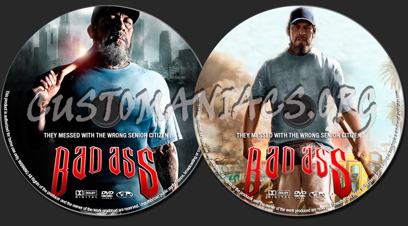 Bad Ass dvd label