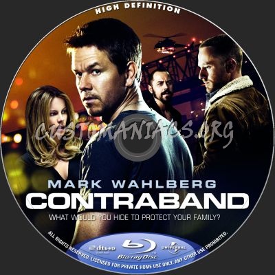 Contraband blu-ray label