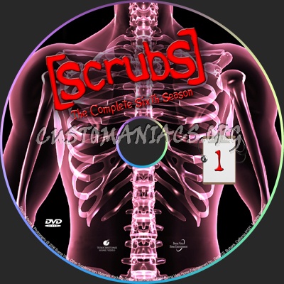 Scrubs dvd label