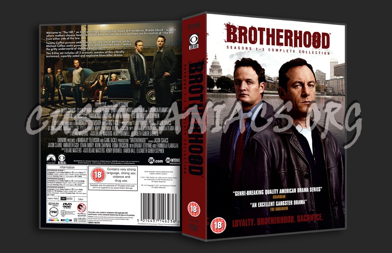 Brotherhood Season 1-3 dvd cover