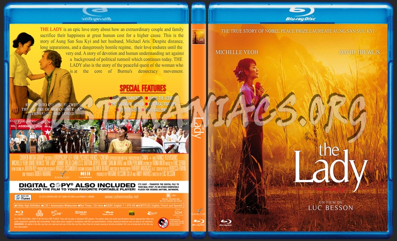 The Lady blu-ray cover