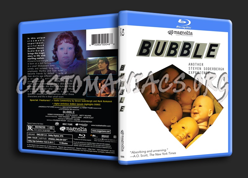 Bubble blu-ray cover