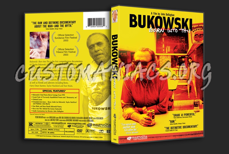 Bukowski Born Into This dvd cover