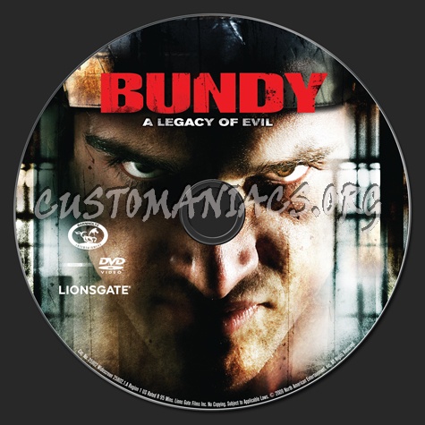 Bundy A Legacy of Evil dvd label