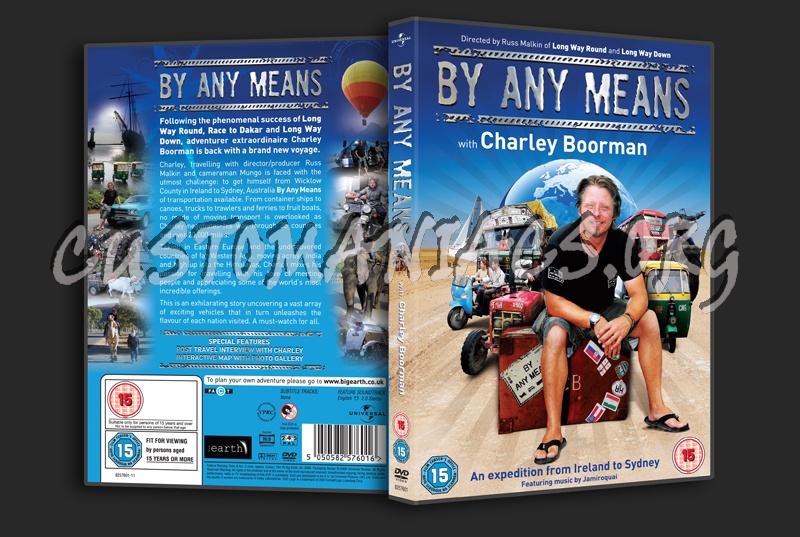 By Any Means with Charley Boorman dvd cover