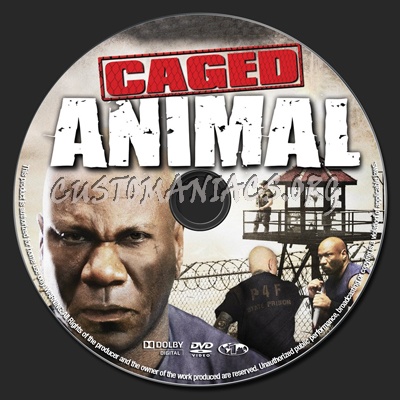 Caged Animal dvd label