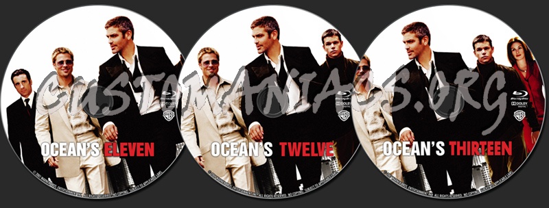 Ocean's trilogy blu-ray label