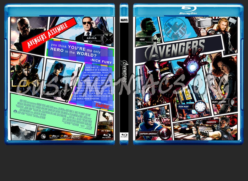 The Avengers blu-ray cover