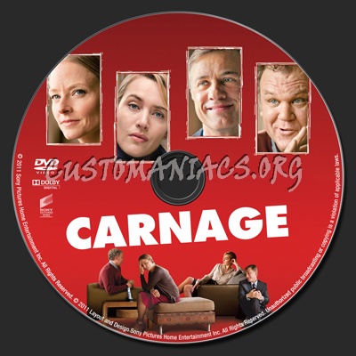 Carnage dvd label