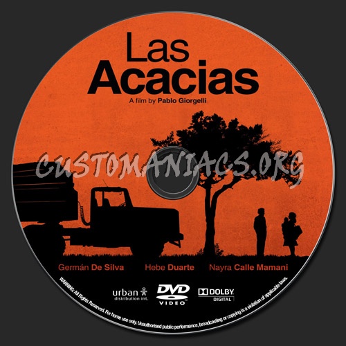 Las Acacias dvd label