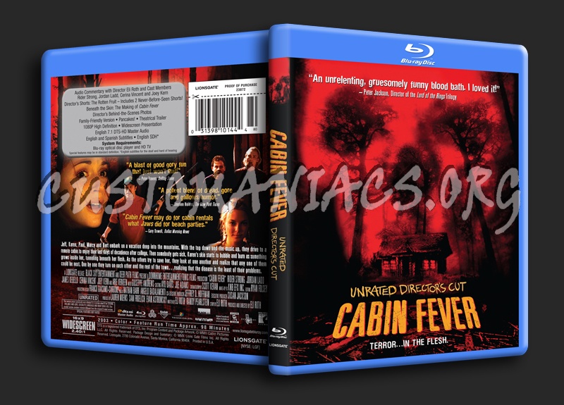 Cabin Fever Blu Ray Cover Dvd Covers Labels By Customaniacs