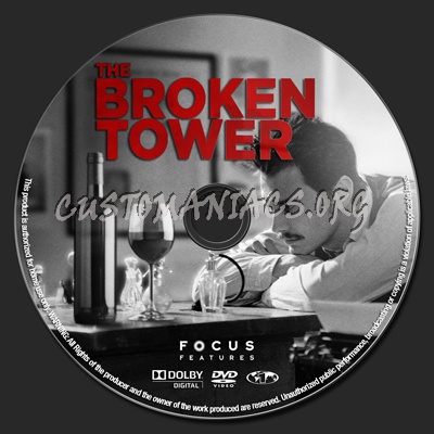 The Broken Tower dvd label