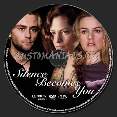 Silence Becomes You dvd label