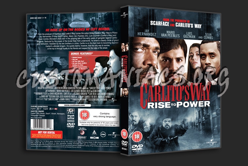 Carlito's Way Rise to Power dvd cover