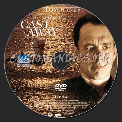 Cast Away dvd label