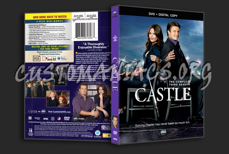 Castle Season 3 dvd cover