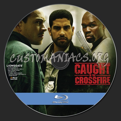 Caught in the Crossfire blu-ray label