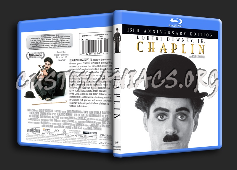 Chaplin blu-ray cover