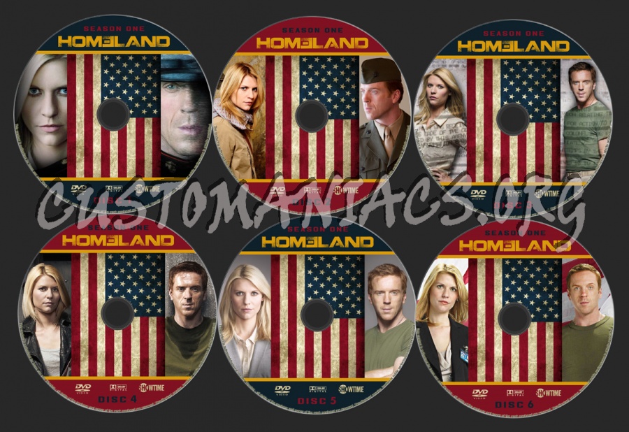 Homeland Season 1 dvd label