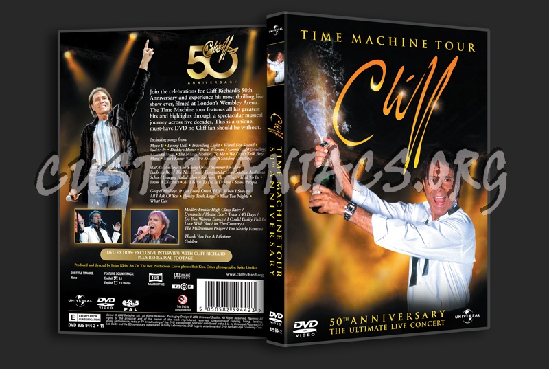 Cliff Time Machine Tour dvd cover