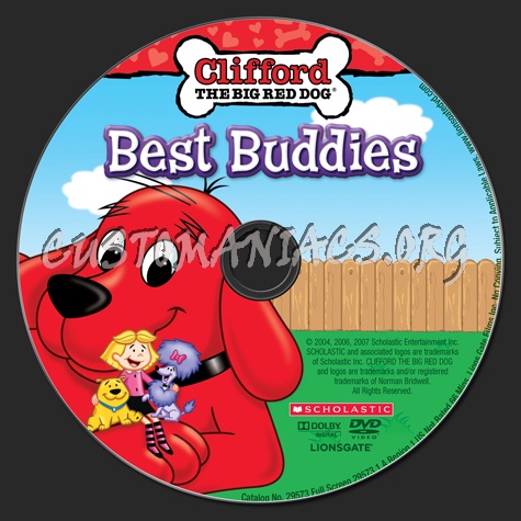 Clifford: Best Buddies dvd label