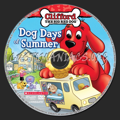 Clifford: Dog Days of Summer dvd label