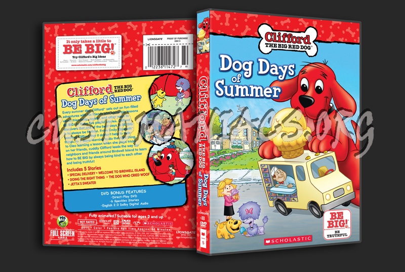 Clifford: Dog Days of Summer dvd cover