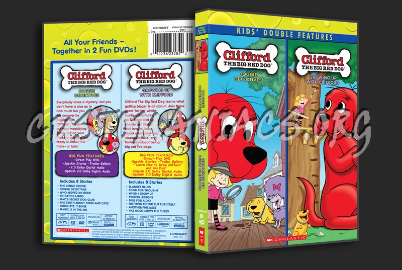 Clifford: Doggie Detectives / Growing Up With Clifford dvd cover