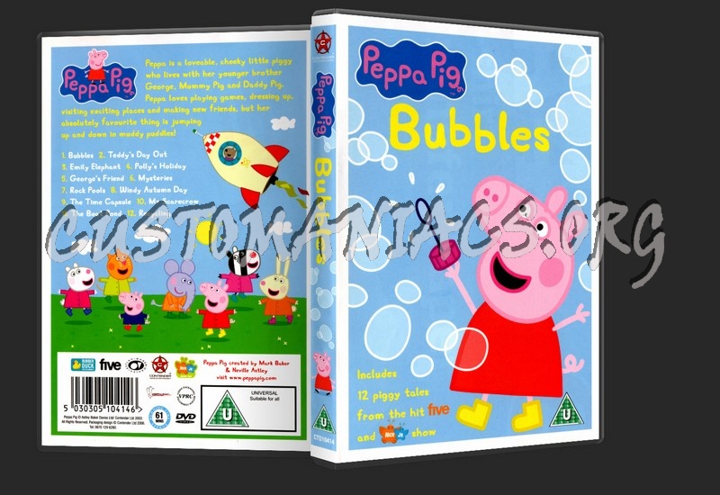 Peppa Pig Bubbles dvd cover