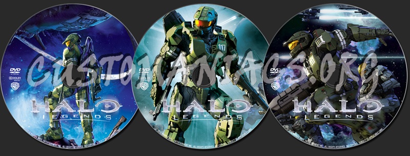 Halo Legends dvd label